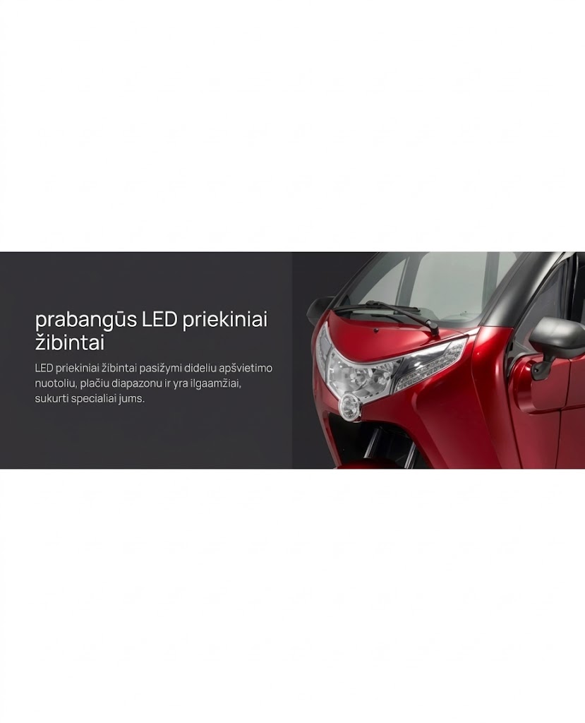 elektrinis triratis, elektrinis skuteris, triratis motoroleris, elektrinis triratis su kabina, elektrinis triratis su stogu, miesto elektromobilis, elektrinis transportas, elektrinis motoroleris, triratis elektrinis motoroleris, elektrinis triratis 1000W, Polaris elektrinis triratis, elektrinis skuteris su kabina, uždaras elektrinis triratis, triratis miesto transportas, elektrinis triratis su durimis, elektrinis mini automobilis, mažas elektrinis automobilis, ekonominis transportas, elektrinis triratis su stogu lietui, elektrinis transportas senjorams, patogus miesto transportas, tylus elektrinis skuteris, ekologiškas transportas, elektrinis triratis kasdienai, elektrinis triratis darbui, elektrinis triratis su baterija, elektrinis triratis su krovimu